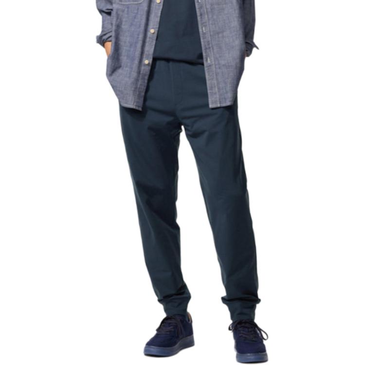 Uniqlo SS26 Однотонные Модные Универсальные Повседневные Вязаные Спортивные Брюки Мужские низ 485744-68