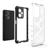 Rugged Hybrid Honeycomb Case for Xiaomi Redmi Note 12 Pro+ - Black Protective Cover