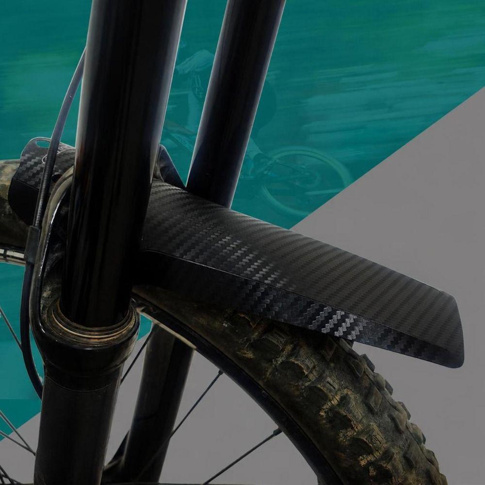 Black Bicycle Mudguard Set Adjustable Bike Mudguards Mountain Bike Mud Protection