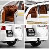 Модель автомобиля Toyota Prado в масштабе 1/24, игрушечный автомобиль из цинкового сплава со звуком и светом для детей, подарок для мальчиков и девочек
