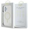 Guess Guhmp16Mhfgeret Iphone 16 Plus     6.7 Przeźroczysty/Transparent Hardcase Iml Glitter Circle Magsafe