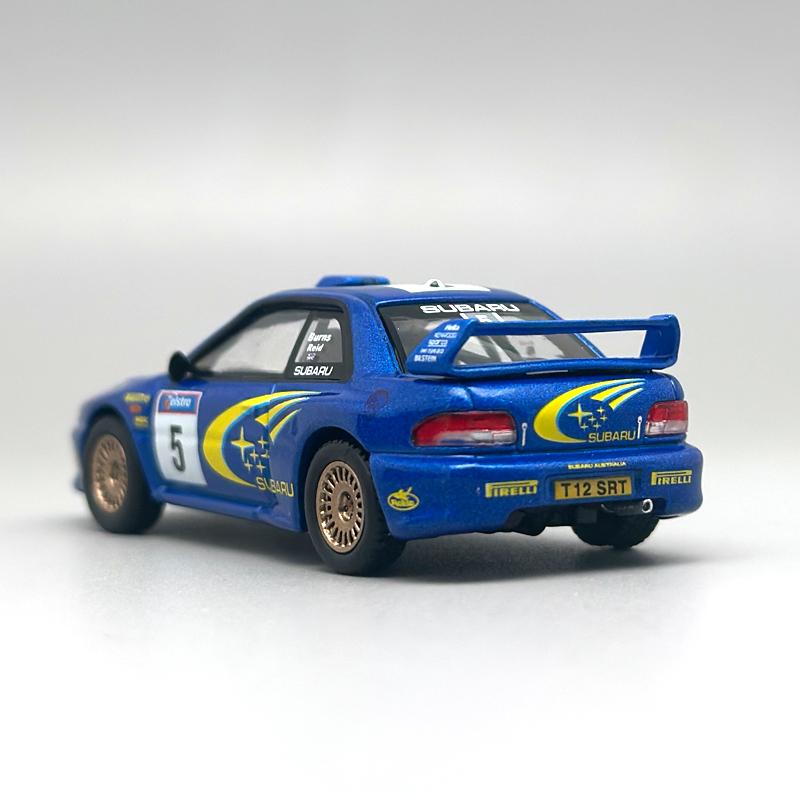 MINIGT 986 Subaru Impreza WRC99 1999 Победитель Ралли Австралии #5 Эксклюзив для Австралии Металлический Синий 1:Модель автомобиля из 64 сплавов