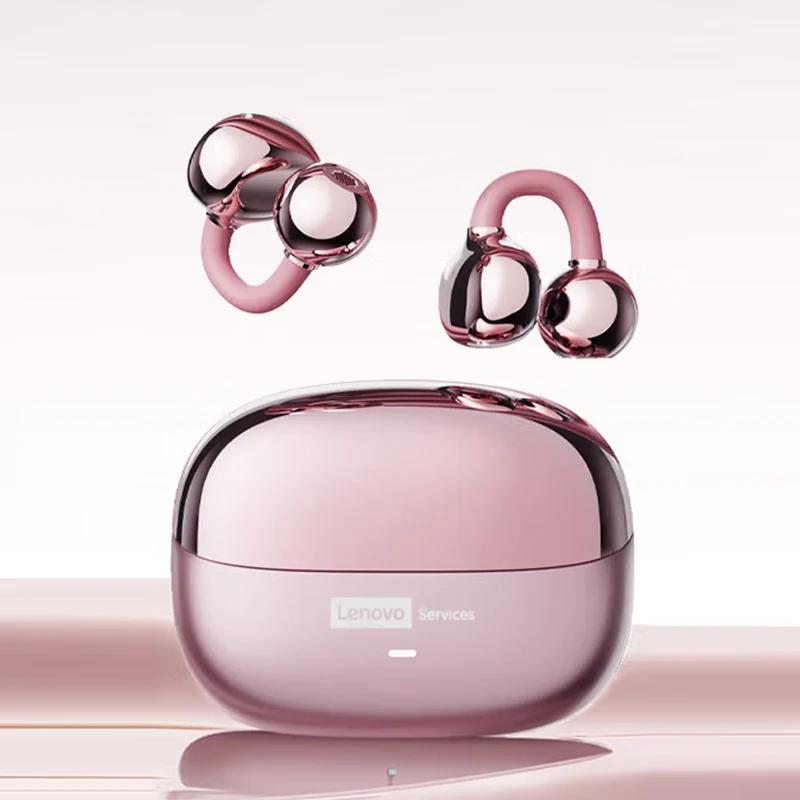 Bluetooth Original 60 Le302 Lenovo Wireless Headphones Ear Clip Earphones Sports Music Headset Hifi Stereo Noise Cancelling Earbuds