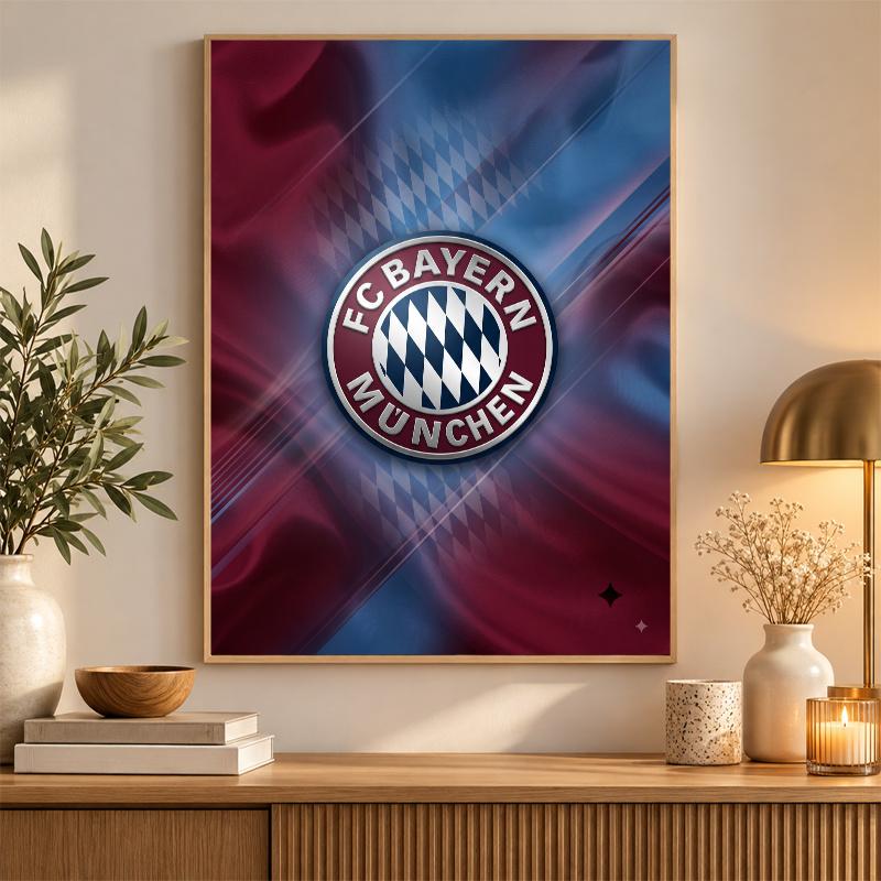 Bayern Munich Diamond Painting Kit 5D Full Drill DIY Diamond Mosaic Wall Art Home Decor