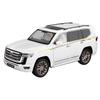 Модель автомобиля Toyota Land Cruiser Alloy в масштабе 1/18, детская игрушка с аутентичными звуками и огнями, коллекционная модель премиум-класса для автолюбителей
