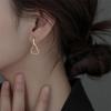 Новые универсальные серьги в форме полого сердца Металлические серьги в форме сердца
