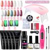 14/11Pcs Poly Nail Gel Set Nail Extension Kit UV LED Quick Builder Gel Varnish Jelly Extend Nail Kit Nail Art DIY Extension Complete Kit