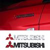Car Letter Sticker Tail Bumper Badge Rear Trunk Emblem For Mitsubishi Evolution Lancer Grandis Outlander Triton Pajero ASX