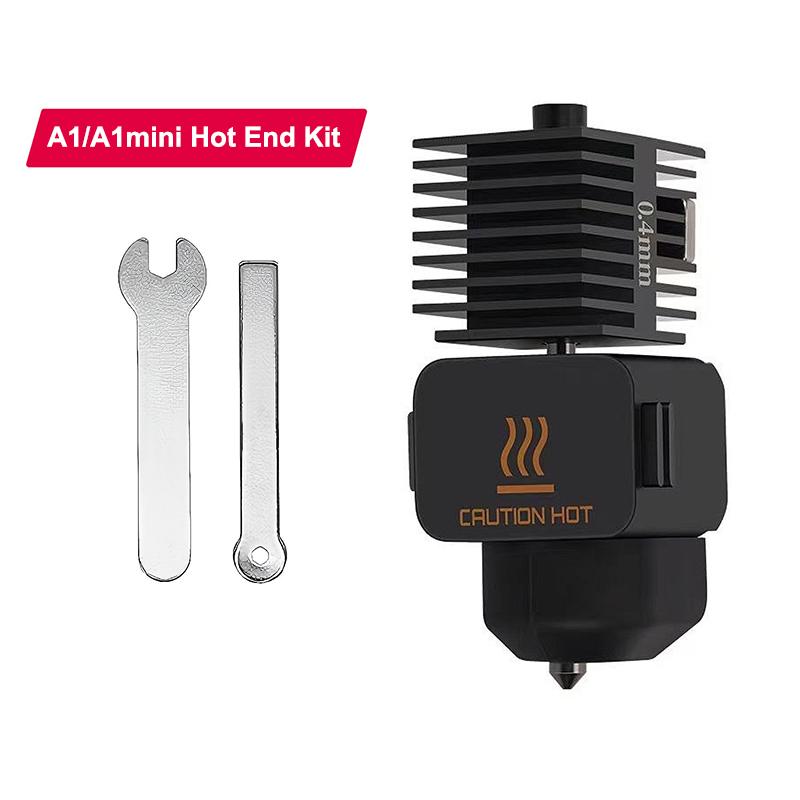 Для Bambu Lab A1/A1 Mini Комплект хотенда Быстроскоростная печатающая головка Термистор Нагреватель 0.2/0.4/0.6/0.8мм Сопло из закаленной стали