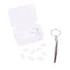 1Set Glasses Nose Pad Set Silicone Airbag Soft Air Glasses Accessories Non-Slip Air Cushion Boles With Screws And Screwdrivers