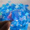 Радужные акриловые квадраты 0,8'' x 0,8''/1,2" x 1,2" Набор мини-радужных голографических акриловых листов Двусторонние голо-плитки для поделок DIY Свет Тень