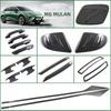 LHD/RHD Car Window Control Lift Panel Cover Sticker Carbon Fiber 4pcs for MG4 MG 4 EV Mulan 2023- 2024 Acc. hga6