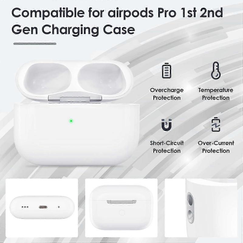 Compatible Compatible  AirPods Pro 2nd Charging Case,Wireless Charging Case Compatible Ment Compatible  AirPod Pro Case,Support Compatible  Bluetooth 