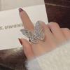 Hollow Butterfly Exaggerated Hand Ring - R7146