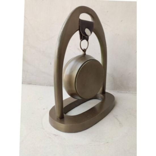 Antique Table Clock Handmade Brass Finish Hanging Home Deco Victorian Desk Clock