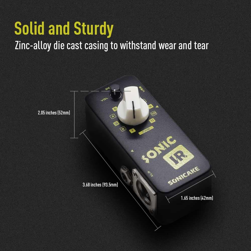 SONICAKE Sonic IR Педаль-симулятор гитарного/басового IR