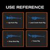 20pcs 7.3cm/1.3g Fishing Lure Laser Glitter Temptation Swimming Alien Worm Soft TPE Material Artificial Lures Sport Fishing