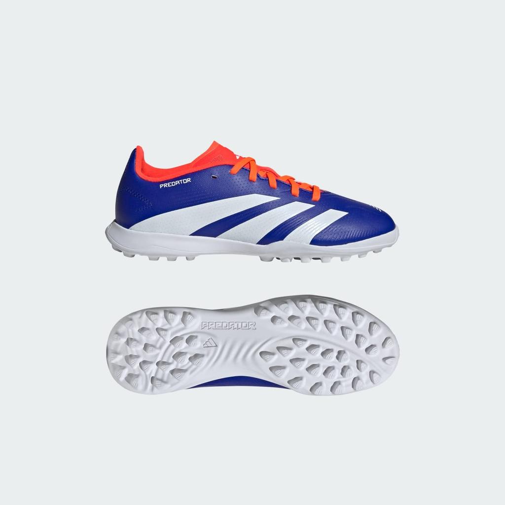 adidas Predator League TF Kids IF6413 Kids' Performance Sports Shoes Lucid Blue / Cloud White / Solar Red