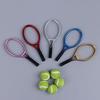 1:6 1:12 Dollhouse Miniature 1Pc Tennis Racket + 1Pc Ball Dolls Accessories