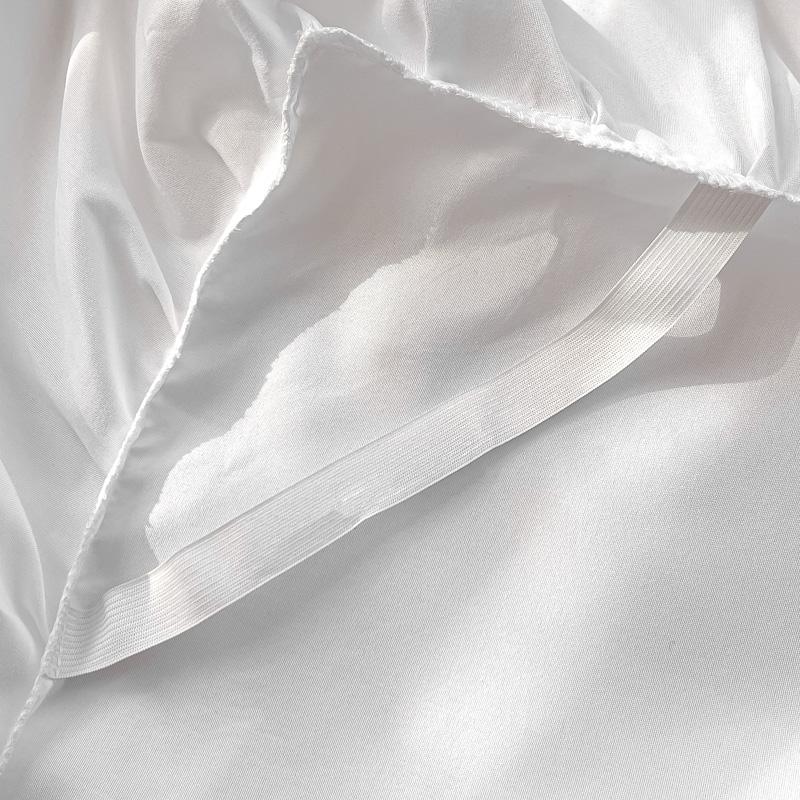 Подзор для кровати с наволочкой Однотонный покрывало для кровати Мягкое покрывало Эластичный защитный чехол для матраса Оборки Постельное белье falda de cama