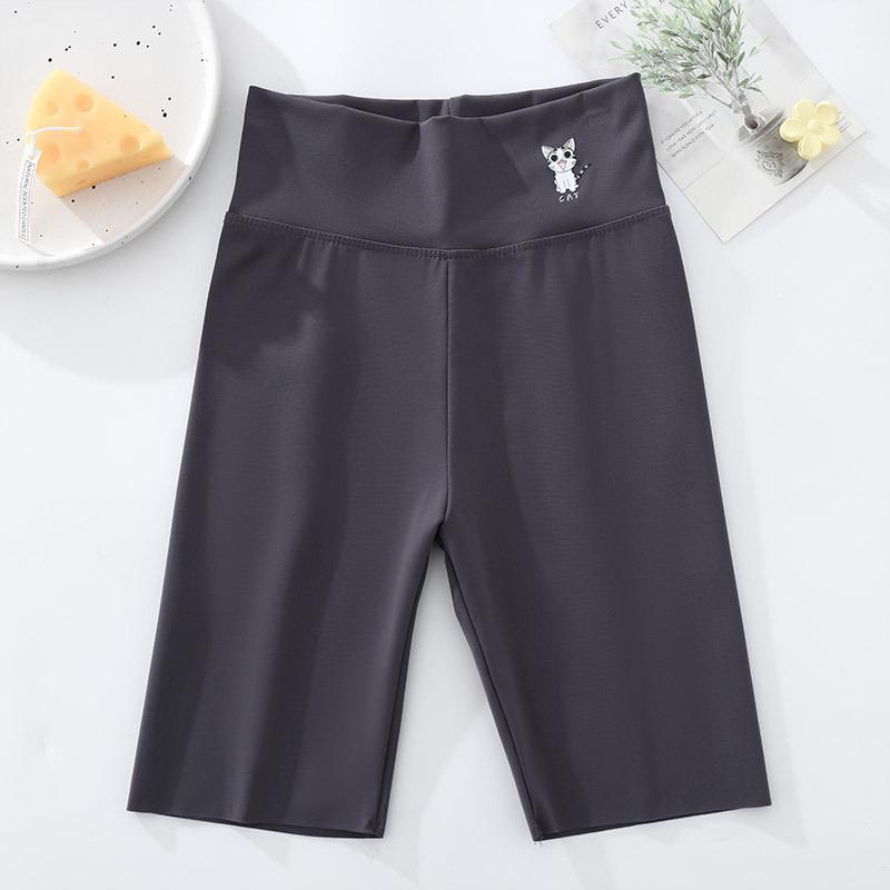 Girls' Elastic Shark Pants: Korean-Style Summer Yoga Shorts