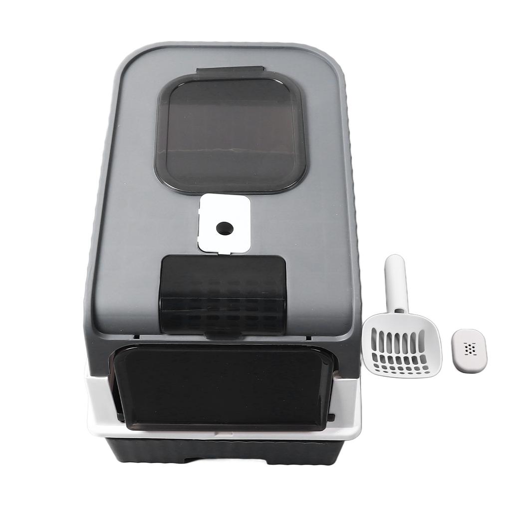 Закрытый кошачий лоток Большое пространство Защита от грязи Удаление запаха Дизайн с выдвижным ящиком Портативный кошачий лоток для помещения