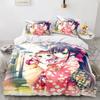 3D Printed Kawaii Girl Bedding Set Anime Sexy Girl Duvet Cover Double Twin Full Queen King Adult Kids Bedclothes Quilt Cover