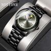 NOTIONR модные мужские часы из нержавеющей стали роскошные мужские кварцевые наручные часы мужские деловые часы мужские подарки
