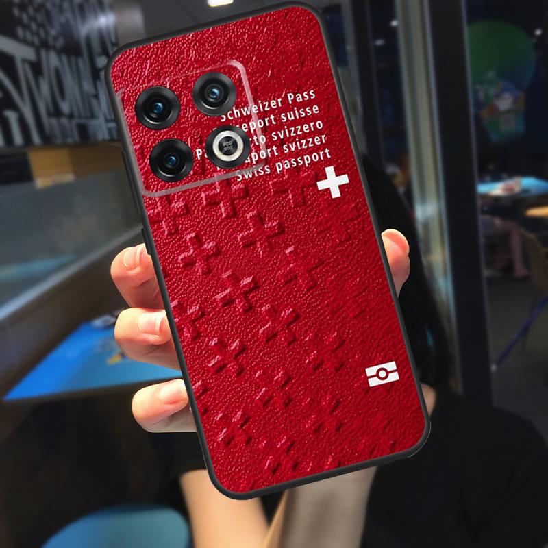 Switzerland Swiss Flag Funda For OnePlus 10T 8T 9RT 12 13 13R 11 9 10 Pro OnePlus Nord 4 CE 2 3 Lite N20 N30 Case