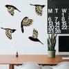 5 Pcs Flying Bird Wall Art Decor Rustic Wooden Birds Wall Decoration
