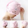 Cartoon Rabbit Women Water Absorption Quick Drying Head Hair Towel Shower