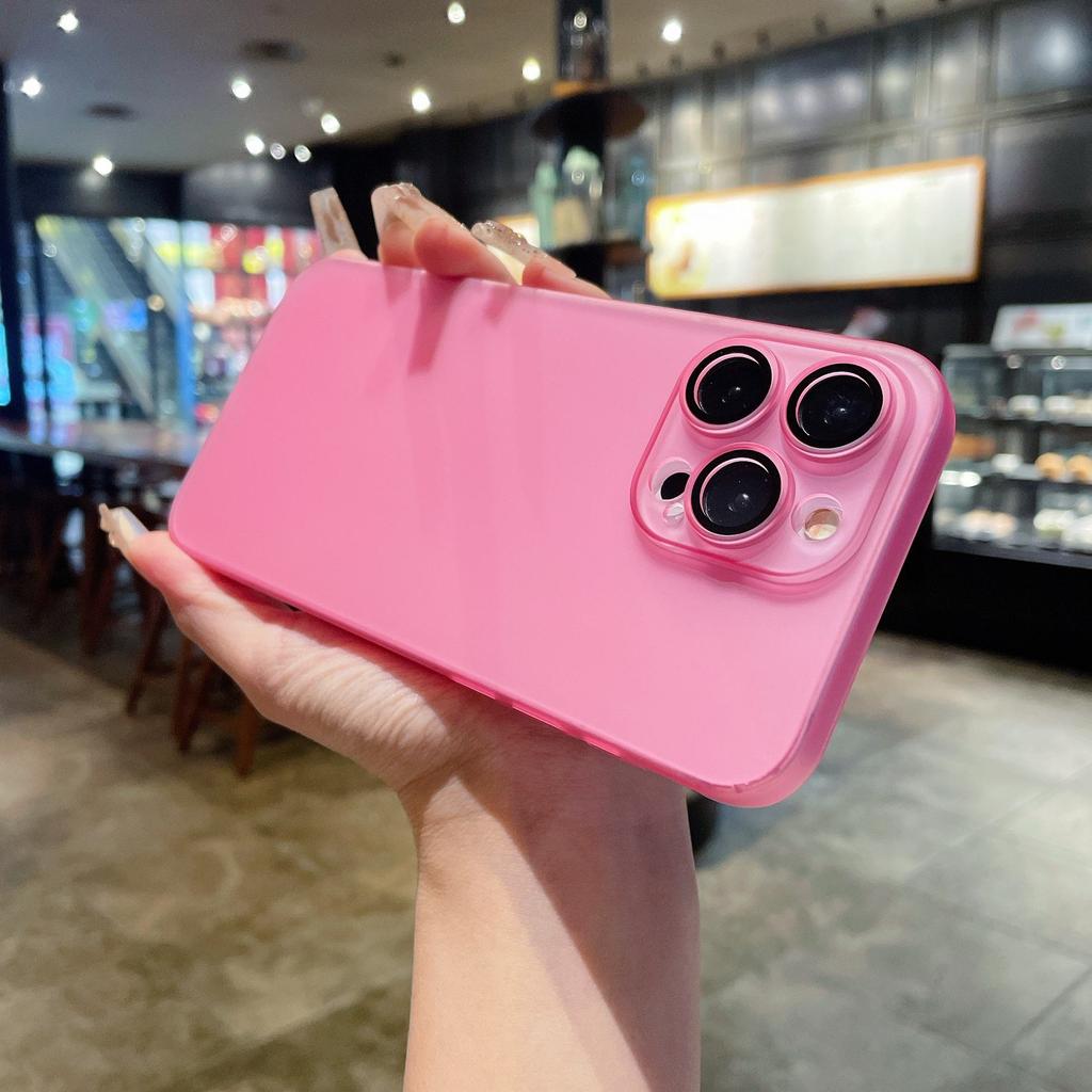 Ультратонкий магнитный чехол для iPhone 15 Pro Max для Apple 14 и 13 — твердый корпус со встроенной пленкой для объектива.