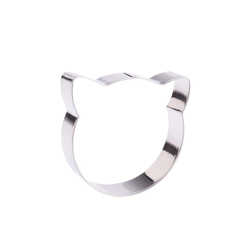 Набор формочек для печенья в виде кошек из нержавеющей стали, 9 штук, сделай сам, тисненые формы для выпечки.