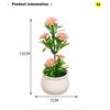 7*15cm Artificial Potted Plant Plastic Seven Star Sun Little Daisy New Simulated Tree Ornaments