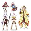 Japan Cartoon Shangri-La Frontier Anime Figure Cosplay Acrylic Standing Sign Model Toy 15CM Plate Desk Decor Fans Christmas Gift