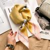 2025 Luxury Fashion Print 70*70cm Silk Square Scarf Women Soft Satin Hairband Neckerchief Tie Female Headband Foulard Bag Ribbon