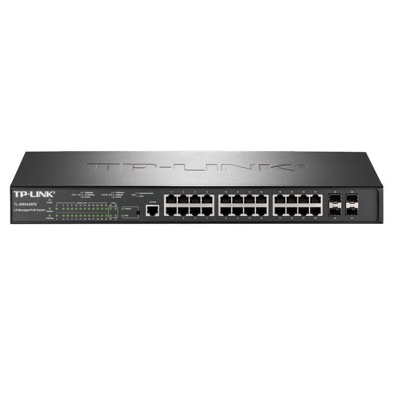 TP-LINK TL-SH5428PE 24-Port Gigabit Layer 3 Managed PoE Switch