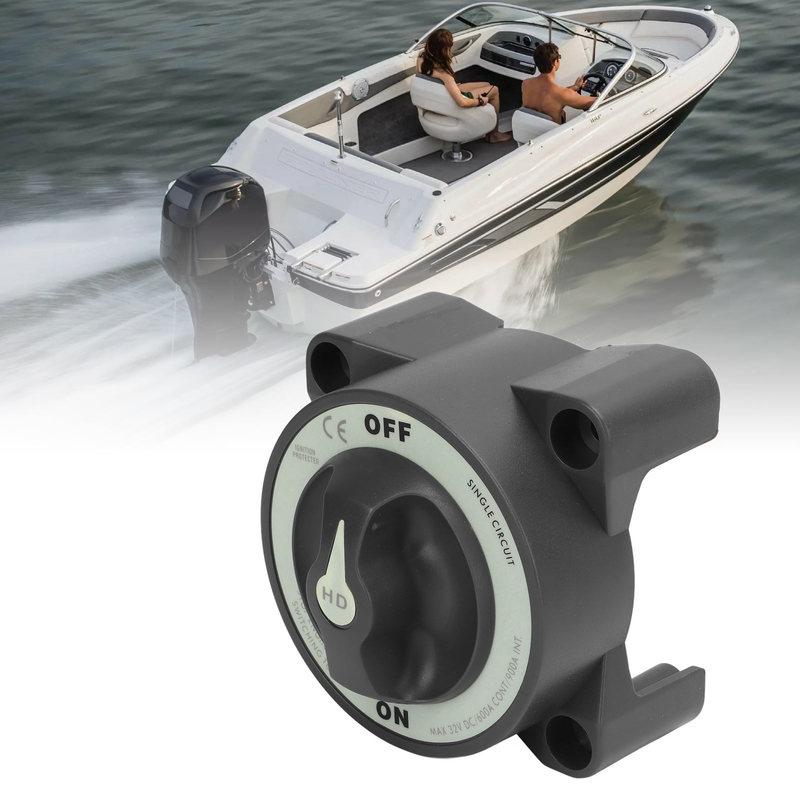 Battery Heavy Duty Battery Isolator ulating Shell IP66 Waterproof 3 Copper Studs for RV Marine Boat