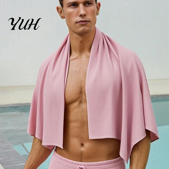 Compact Sand Free Pool Towel Quick Dry Microfiber Beach Towel, Lightweight Swim for Adults, Portable Essentials Absorbent Travel Bath Sports