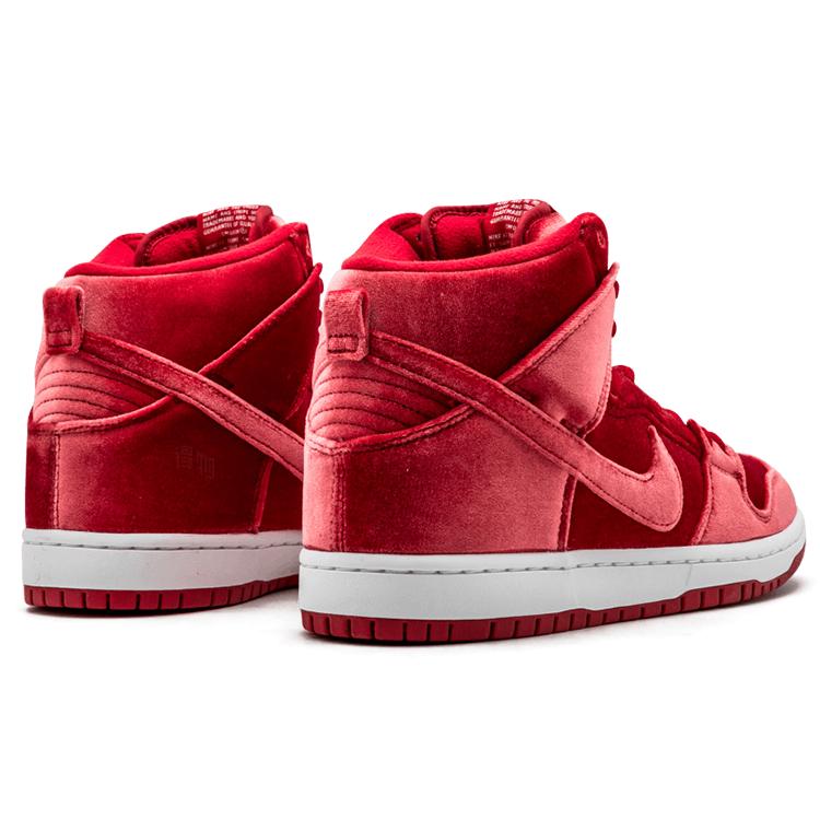 Nike Sb Dunk High Красный Вельвет 313171-661