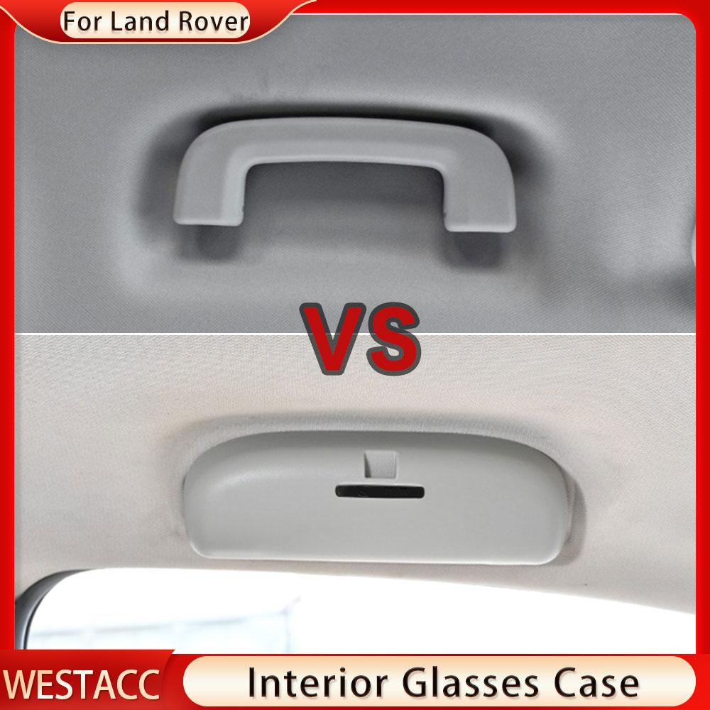 Автомобильный держатель для солнцезащитных очков из АБС-пластика, чехол для очков, зажим для Land Rover Freelander Discovery 3/4/5 Evoque, коробка для хранения очков