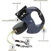 Illuminated Double Retractable Leash for Two Dogs, 360 Anti-Tangle Swivel Strap