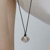 By Hyeres Clay String Necklace (Silver) BH7N56737WB800
