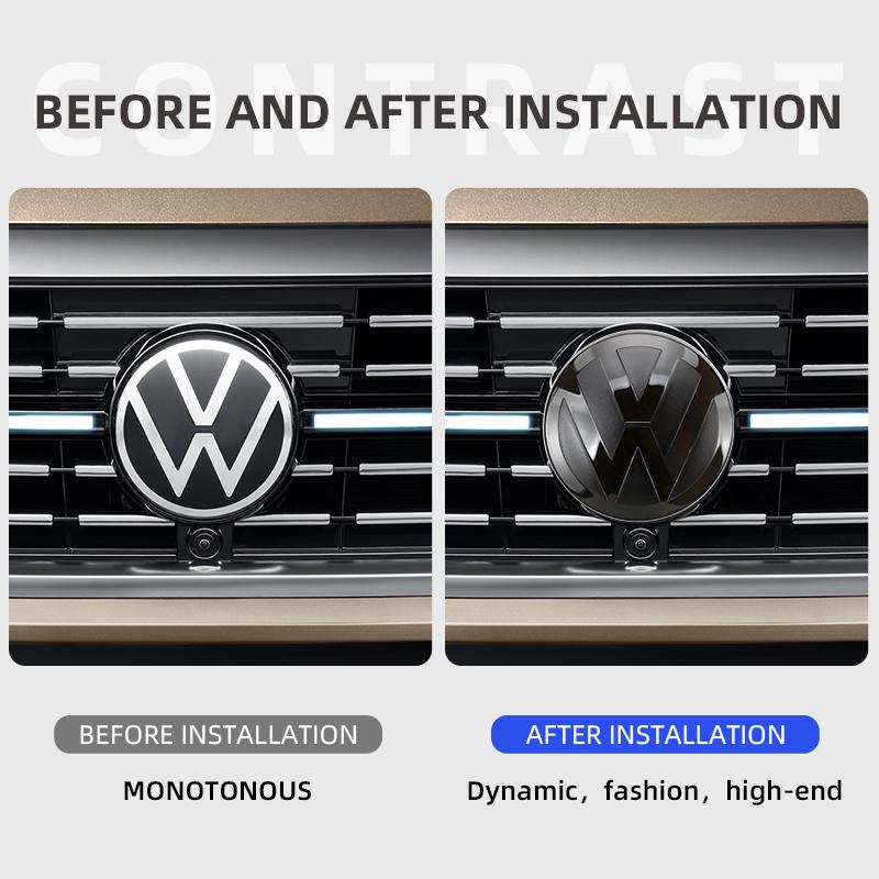 Для VOLKSWAGEN VW Для VW Volkswagen Golf MK6 MK7 MK8 TIGUAN POLO Модификация автомобиля Наклейка с логотипом Не влияет на ACC Передний Задний значок