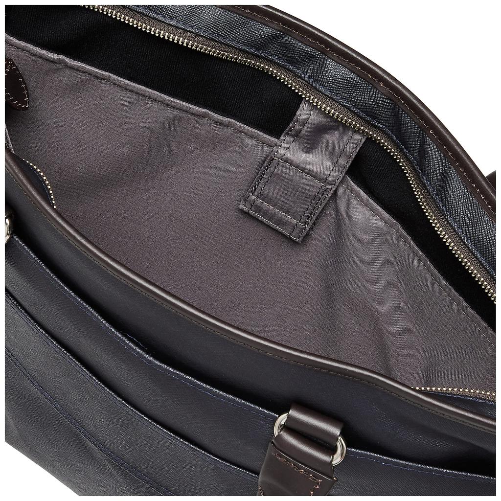 Tote Bag Cotton Canvas X Cowhide A4 Size Inch PC Water Repellent Silvio 2way Tote [Ultima Tokyo] 13.3 Men's No.59645