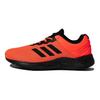 adidas Fluidcloud Повседневная Удобная Ткань Нескользящие Дышащие Низкие Кроссовки для Марафона Мужские кроссовки Красно-Черные FX2050