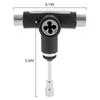 Wrench Semi-automatic T-shape Skate Tool Skateboard Tool Skateboards Wrench Skateboard Repair Tools