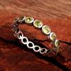 Handmade Silver Ring Solid 925 Sterling Silver Peridot August Birthstone Jewelry Statement Ring