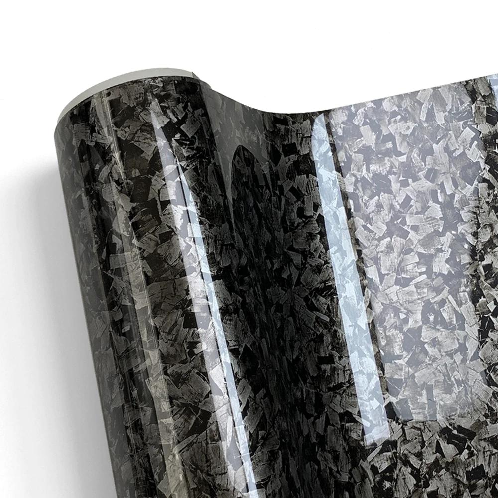 Car Glossy Forged Carbon Fiber Vinyl Film Customization Car Body Color Changing Film Stickers for Turck Car Decals Accessories