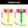 Squeaky Toy Hammer For Kids Sensory Toy Plastic Percussion Sounding Hammer Fun Play Musical Instrument
